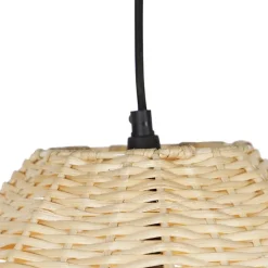 Landelijke hanglamp rotan 41 cm - Bishop