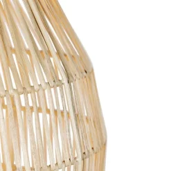 Landelijke hanglamp rotan 41 cm - Bishop