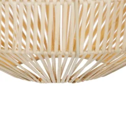 Landelijke hanglamp rotan 41 cm - Bishop