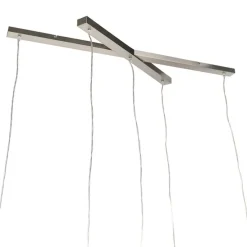 Landelijke hanglamp staal 5-lichts - Hermina