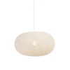 Landelijke hanglamp wit 50 cm - Corda Flat