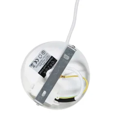 Landelijke hanglamp wit 50 cm - Corda Flat