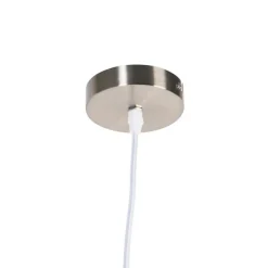 Landelijke hanglamp wit bol 35cm - Corda