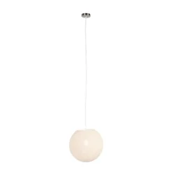 Landelijke hanglamp wit bol 35cm - Corda