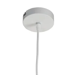 Landelijke hanglamp wit bol 60cm - Corda