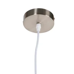 Landelijke hanglamp wit bol 45cm - Corda