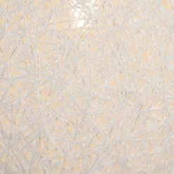 Landelijke hanglamp wit bol 45cm - Corda