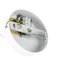 Landelijke hanglamp wit met rotan - Rattan