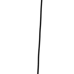 Landelijke hanglamp zwart met beige kap 50 cm - Combi 1