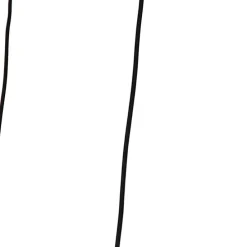 Landelijke hanglamp zwart met touw 3-lichts - Leia