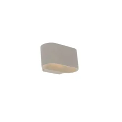 Landelijke ovale wandlamp beton - Arles