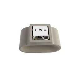 Landelijke ovale wandlamp beton - Arles