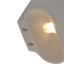 Landelijke ovale wandlamp beton - Arles