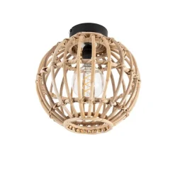 Landelijke plafondlamp bamboe 30 cm - Canna