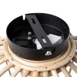 Landelijke plafondlamp bamboe 30 cm - Canna