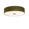 Landelijke plafondlamp groen 50 cm - Drum Jute
