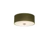 Landelijke plafondlamp groen 30 cm - Drum Jute