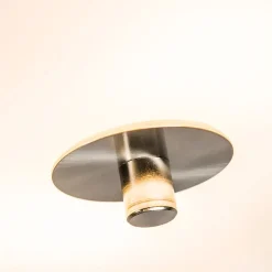 Landelijke plafondlamp groen 30 cm - Drum Jute