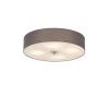 Landelijke plafondlamp grijs 50 cm - Drum