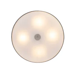 Landelijke plafondlamp grijs 50 cm - Drum