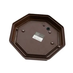 Landelijke plafondlamp roestbruin 21,3 cm IP44 - Bri