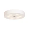 Landelijke plafondlamp wit 70 cm - Drum
