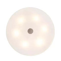 Landelijke plafondlamp wit 70 cm - Drum