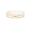 Landelijke plafondlamp wit 50 cm - Drum