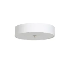 Landelijke plafondlamp wit 50 cm - Drum