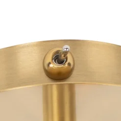 Landelijke spot goud verstelbaar met smoke glas - Athens