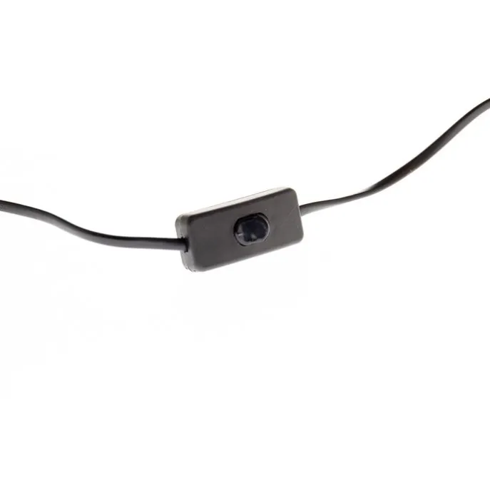 Landelijke tafellamp beige met bruin 43 cm - Lipa