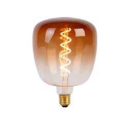 Landelijke tafellamp hout naturel incl. LED G140 - Bloc