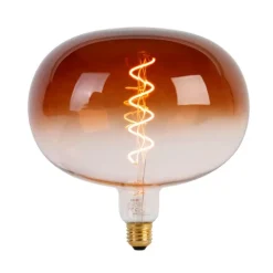 Landelijke tafellamp hout naturel incl. LED G220 - Bloc