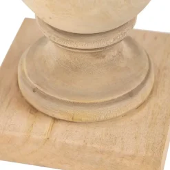 Landelijke tafellamp zonder kap naturel hout - Catnip