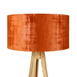 Landelijke tripod vintage hout met kap rood 50 cm - Tripod Classic