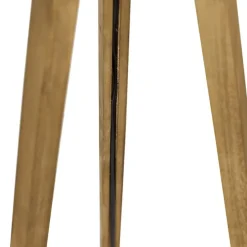 Landelijke vloerlamp tripod vintage hout - Tripod Classic