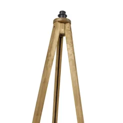 Landelijke vloerlamp tripod vintage hout - Tripod Classic