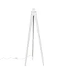 Landelijke vloerlamp tripod wit - Tripod Classic