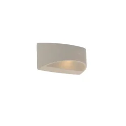 Landelijke wandlamp beton halfrond - Adelaide