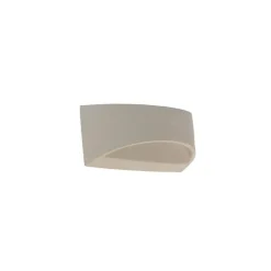 Landelijke wandlamp beton halfrond - Adelaide