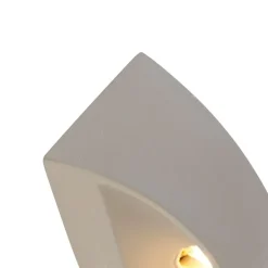 Landelijke wandlamp beton halfrond - Adelaide