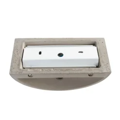 Landelijke wandlamp beton halfrond - Adelaide