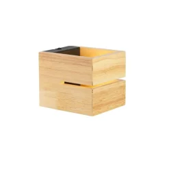 Landelijke wandlamp eiken hout 9,7 cm - Transfer Groove