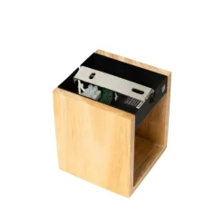 Landelijke wandlamp eiken hout - Transfer