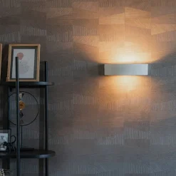 Landelijke wandlamp gips wit - Aurel Novo