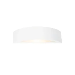Landelijke wandlamp gips wit - Aurel Novo