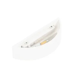 Landelijke wandlamp gips wit - Aurel Novo