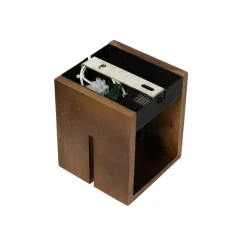 Landelijke wandlamp walnoot hout 9,7 - Transfer Groove