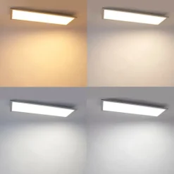 LED paneel staal 80 cm incl. LED met afstandsbediening - Live