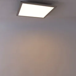 LED paneel staal 40 cm incl. LED en afstandsbediening - Liv